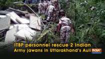 ITBP personnel rescue 2 Indian Army jawans in Uttarakhand