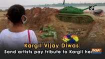 Kargil Vijay Diwas: Sand artists pay tribute to Kargil heroes