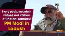 Every peak, mountain witnessed valour of Indian soldiers: PM Modi in Ladakh