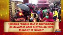 Temples remain shut in Kathmandu as devotees offer prayers on third Monday of 