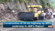 Construction of 54 km highway by BRO underway in JandK