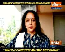 Hema Malini wishes speedy recovery for Covid-19 positive Big B, Abhishek Bachchan  