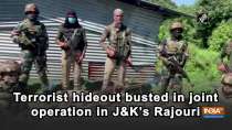Terrorist hideout busted in joint operation in JK