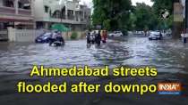 Ahmedabad streets flooded after downpour