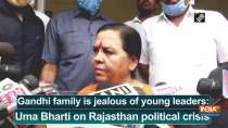 Gandhi family is jealous of young leaders: Uma Bharti on Rajasthan political crisis