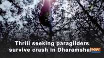 Thrill seeking paragliders survive crash in Dharamshala