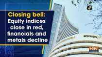 Closing bell: Equity indices close in red, financials and metals decline