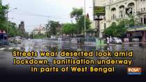 Streets wear deserted look amid lockdown, sanitisation underway in parts of West Bengal