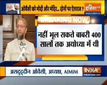 Aimim chief Asaduddin Owaisi slams PM Modi for upcoming bhoomi pujan visit