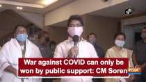 War against COVID can only be won by public support: CM Soren