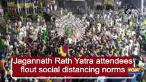 Jagannath Rath Yatra attendees flout social distancing norms