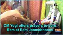 CM Yogi offers prayers to Lord Ram at Ram Janmabhoomi
