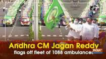 Andhra CM Jagan Reddy flags off fleet of 1088 ambulances