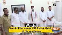 Watch: Sachin Pilot meets CM Ashok Gehlot at his residence