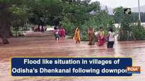 Flood like situation in villages of Odisha