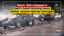 Watch: Wall collapses in Delhi