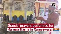 Special prayers performed for Kamala Harris in Rameswaram
