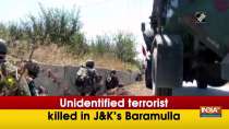 Unidentified terrorist killed in J-K
