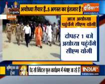 CM Yogi to visit Ayodhya today to review preparations for bhoomi pujan