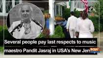 Several people pay last respects to music maestro Pandit Jasraj in USA