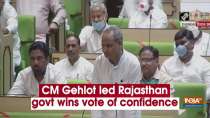 CM Gehlot led Rajasthan govt wins vote of confidence