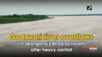 Godavari river overflows in Telangana