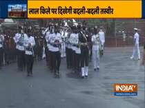 Full dress rehearsal at Red Fort today for 74th Independence Day celebrations