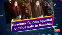 Raveena Tandon spotted outside cafe in Mumbai