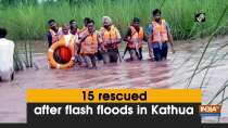 15 rescued after flash floods in Kathua
