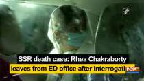 SSR death case: Rhea Chakraborty leaves from ED office after interrogation