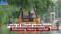 Parts of Bhopal waterlogged following heavy rainfall