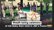 Wreath laying ceremony of ASI Babu Ram held in J-K