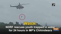 Watch: NDRF rescues youth trapped in water for 24 hours in MP