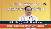 BJP, JD (U) and LJP will win Bihar polls together: JP Nadda