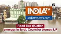 Flood-like situation emerges in Surat, Councilor blames BJP