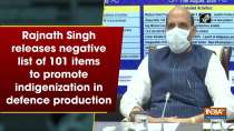 Rajnath Singh releases negative list of 101 items to promote indigenization in defence production