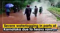 Severe waterlogging in parts of Karnataka due to heavy rainfall