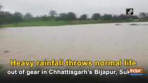 Heavy rainfall throws normal life out of gear in Chhattisgarh