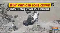 ITBP vehicle rolls down into Sutlej River in Kinnaur