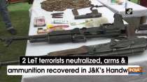 2 LeT terrorists neutralized, arms and ammunition recovered in J-K