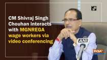 CM Shivraj Singh Chouhan interacts with MGNREGA wage workers via video conferencing