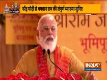 A grand temple will now be built for our Ram Lalla who had been staying in a tent, says PM Modi