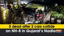 5 dead after 2 cars collide on NH-8 in Gujarat