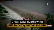 Watch: Unkal Lake overflowing due to heavy rainfall in Hubli