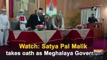Watch: Satya Pal Malik takes oath as Meghalaya Governor