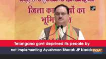 Telangana govt deprived its people by not implementing Ayushman Bharat: JP Nadda