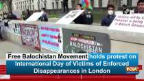 Free Balochistan Movement holds protest on International Day of Victims of Enforced Disappearances in London