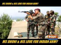 MS Dhoni and his love for Indian Army