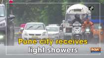 Pune city receives light showers