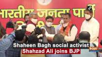Shaheen Bagh social activist Shahzad Ali joins BJP
